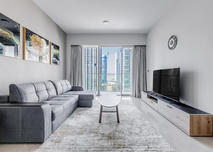 Knokey Luxury 1Br Apartments - 5 Min Walk To Burj Khalifa & Dubai Mall & Dubai Fountain