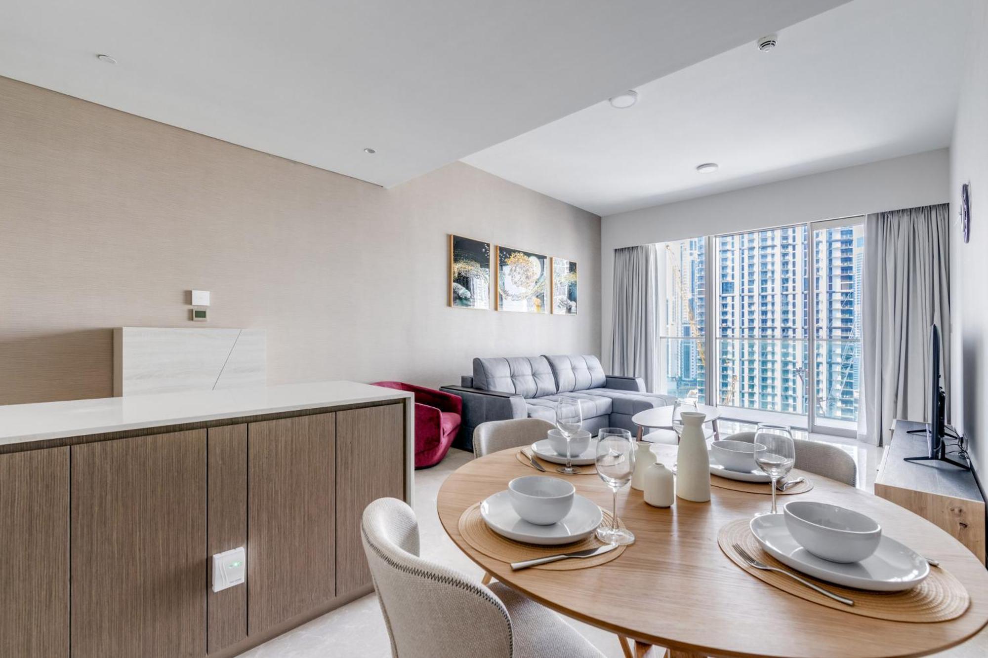 Apartment Knokey Luxury 1br - 5 Min Walk To Burj Khalifa & Mall & Fountain Dubai